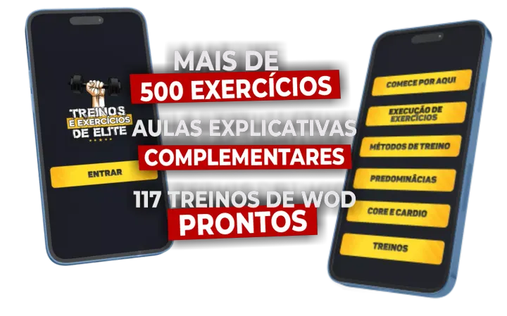 App Treinos de Elite: mais de 500 exercícios, aulas explicativas e 117 treinos de WOD prontos